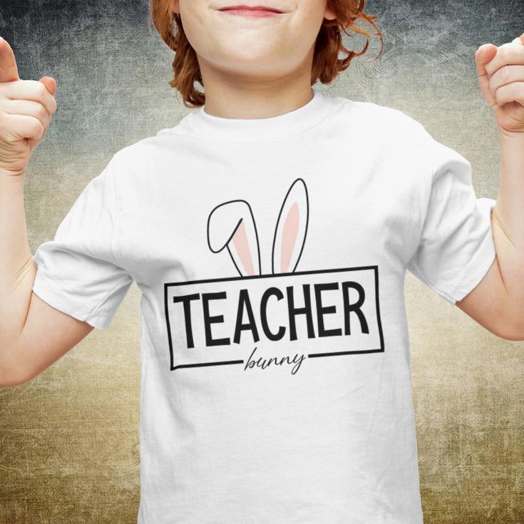 Teacher Bunny Easter Youth T-shirt