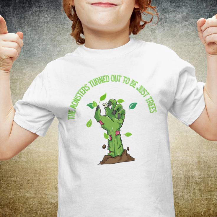 The Monsters Turned Out To Be Just Trees Hand Monster Youth T-shirt