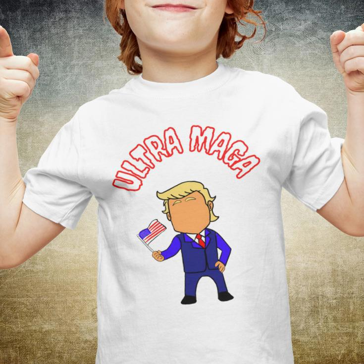 Ultra Maga And Proud Of It Make America Great Again Proud American Youth T-shirt