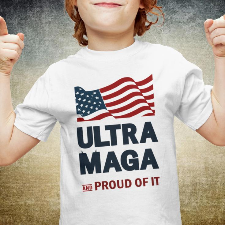 Ultra Maga And Proud Of It Tshirt Proud Ultra Maga Make America Great Again America Tshirt United State Of America Youth T-shirt