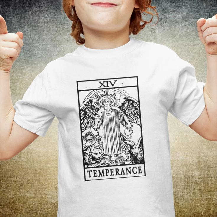 Vintage Tarot Card Temperance Card Occult Tarot Youth T-shirt