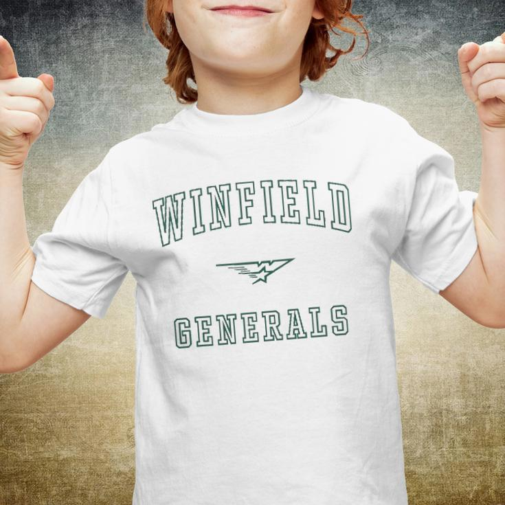 Winfield High School Generals Teacher Student Gift Youth T-shirt