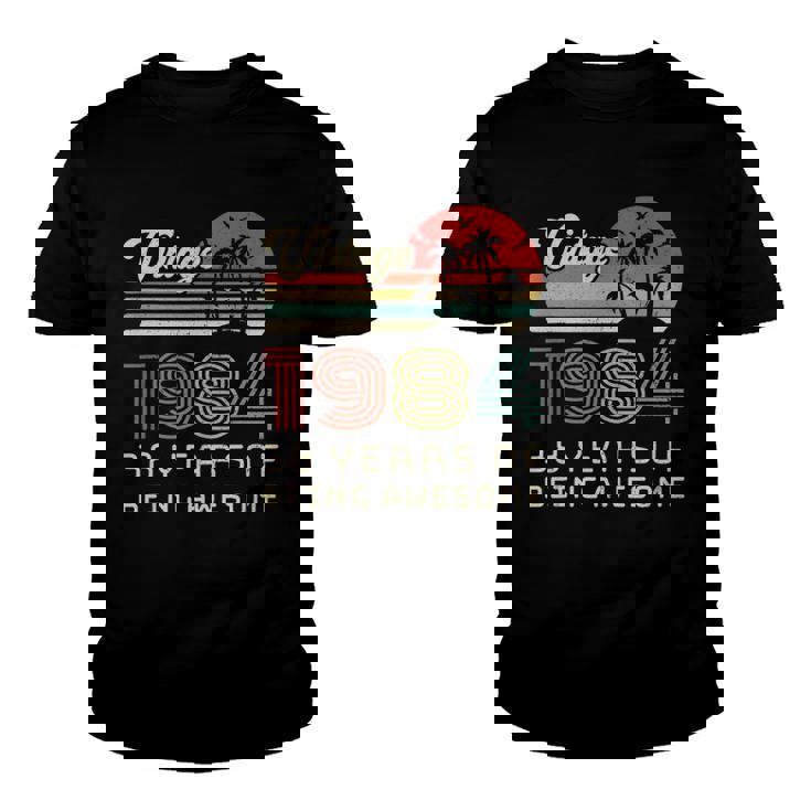 38 Years Old Birthday Vintage 1984 38Th Birthday Youth T-shirt