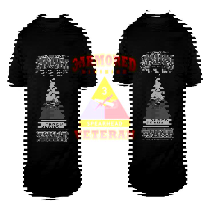 3Rd Armored Division Spearhead Veteran Youth T-shirt