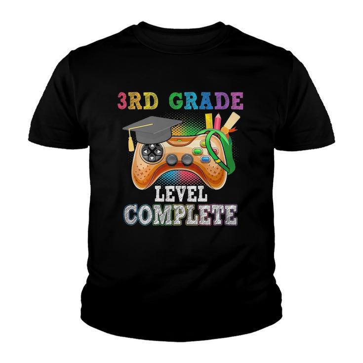 3Rd Grade Level Complete Last Day Of School Graduation Youth T-shirt