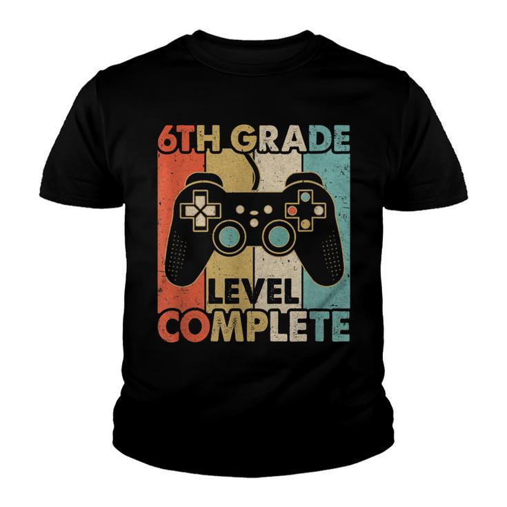6Th Grade Graduation Level Complete Video Games Boy Kids Youth T-shirt