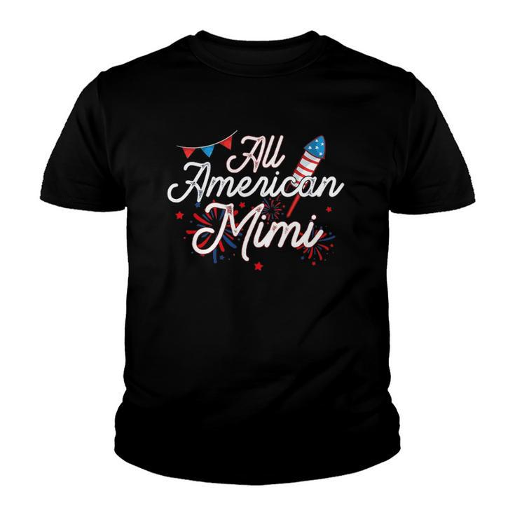 All American Mimi 4Th Of July Family Matching Patriotic Youth T-shirt