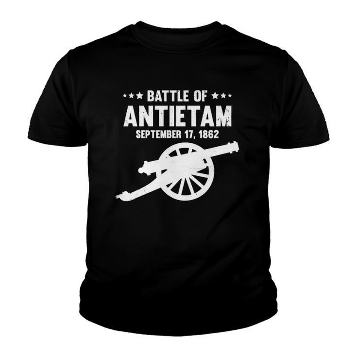 Antietam Civil War Battlefield Battle Of Sharpsburg Youth T-shirt