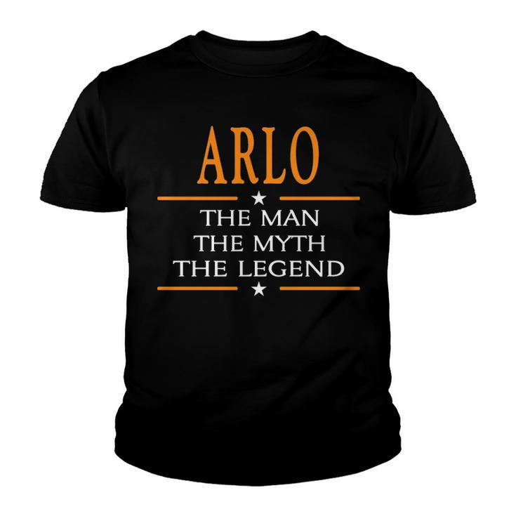 Arlo Name Gift   Arlo The Man The Myth The Legend Youth T-shirt