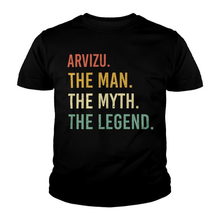 Arvizu Name Shirt Arvizu Family Name Youth T-shirt