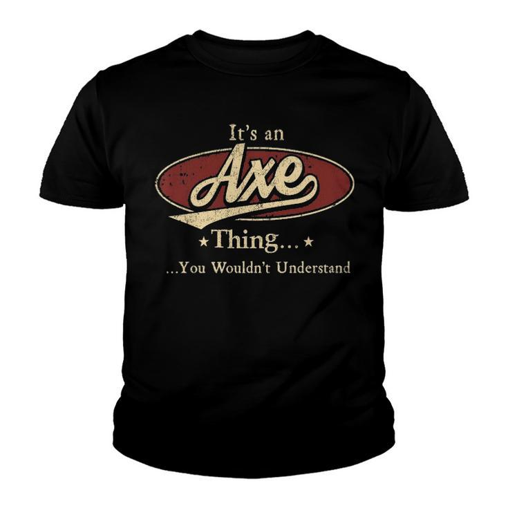 Axe Shirt Personalized Name Gifts T Shirt Name Print T Shirts Shirts With Name Axe Youth T-shirt