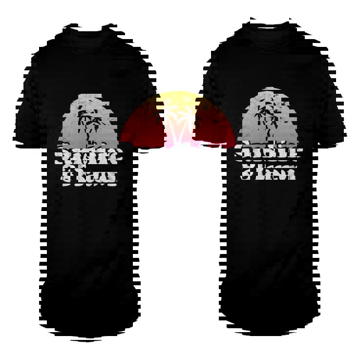 Bacon Gift - Sunshine And Bacon Youth T-shirt