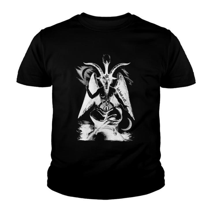 Baphomet Left Hand Craft Satanic Clothing Youth T-shirt