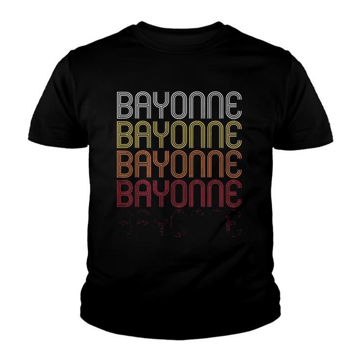 Bayonne Nj Vintage Style New Jersey Youth T-shirt