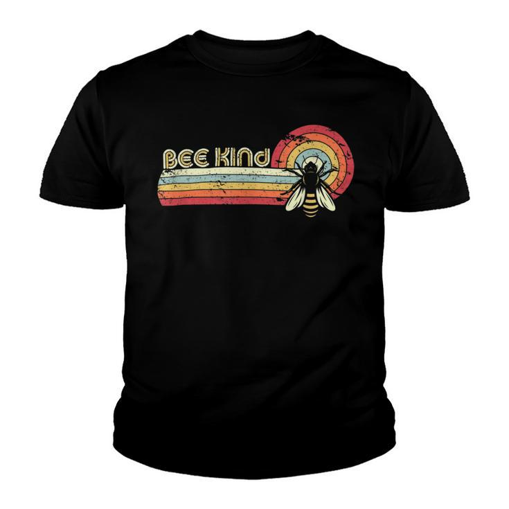 Bee Bee Bee Kind Retro Style Bees Youth T-shirt