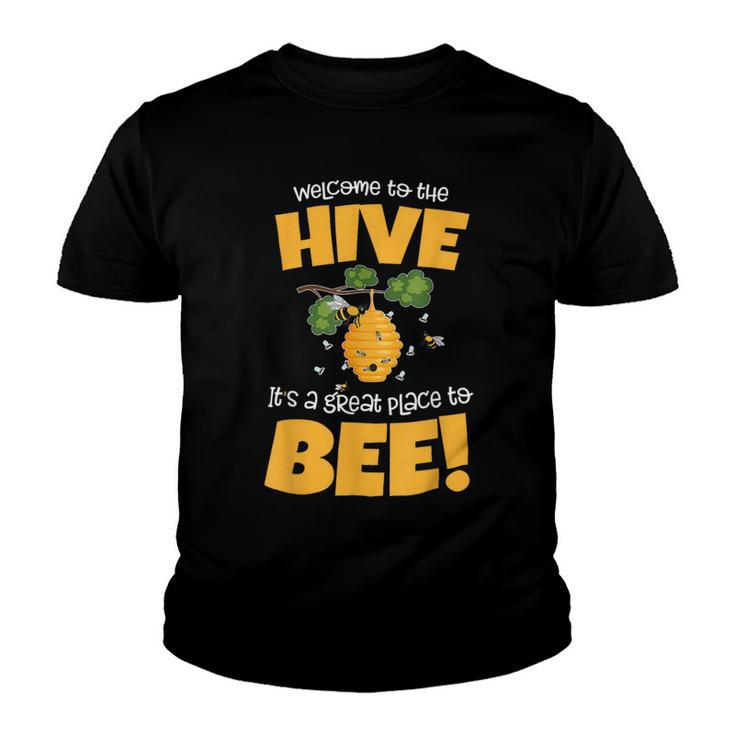 Bee Bee Bee Theme Back To School For Teachers Welcome To The Hive V2 Youth T-shirt