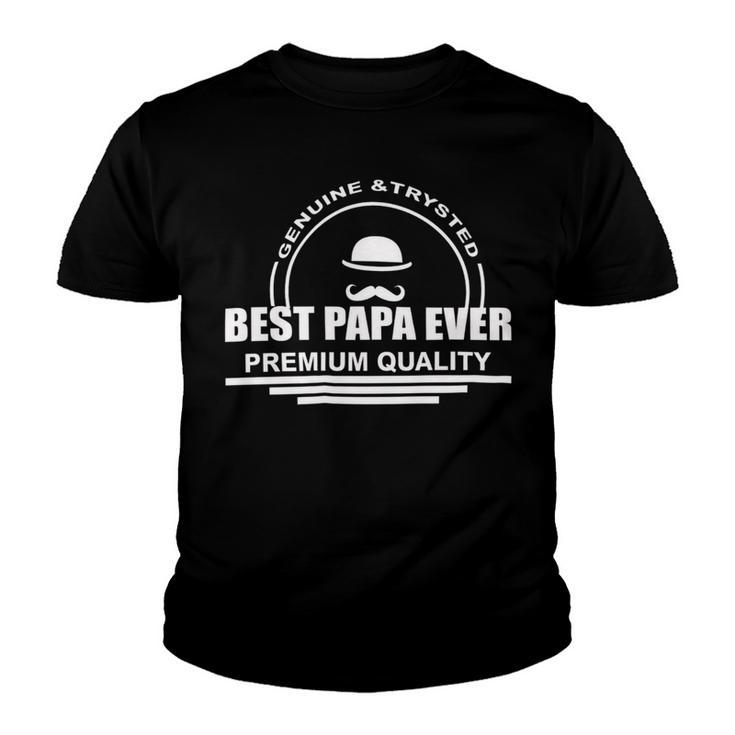 Best Papa Ever   Perfect Gift Youth T-shirt