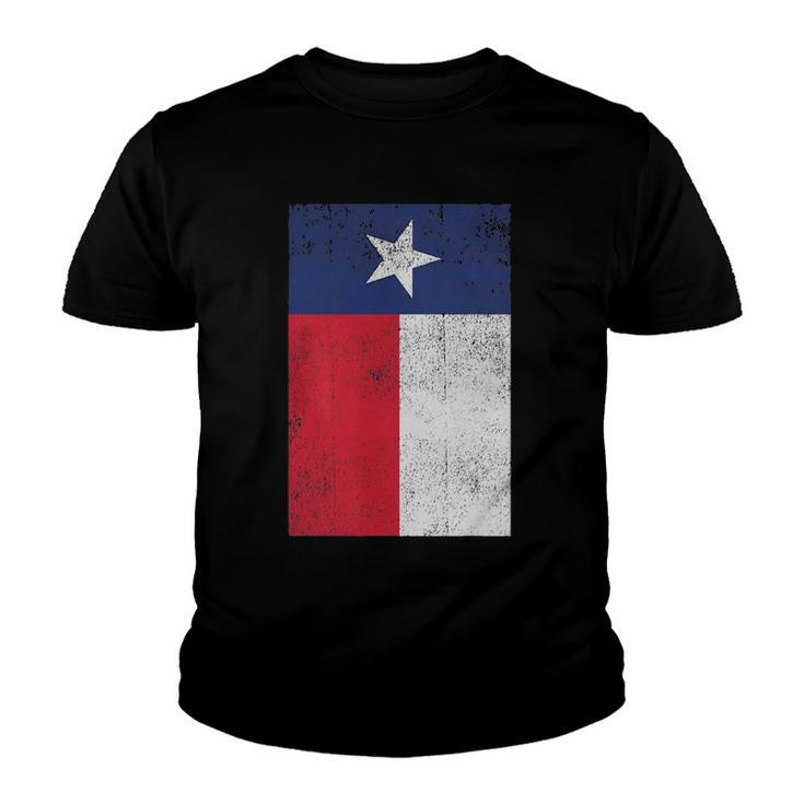 Big Texas Distressed Flag Of Texas Youth T-shirt