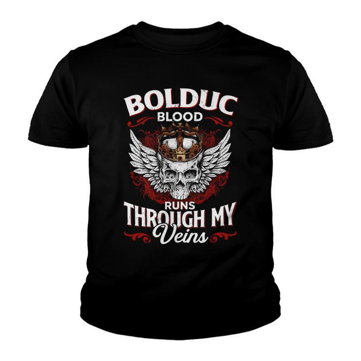 Bolduc Blood Runs Through My Veins Name V2 Youth T-shirt