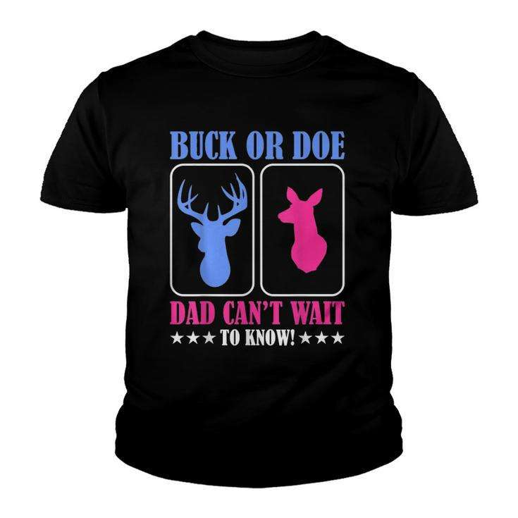 Buck Or Doe Gender Reveal Party Youth T-shirt