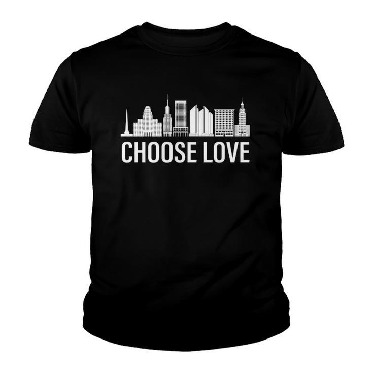 Buffalo Choose Love Stop Hate End Racism Youth T-shirt