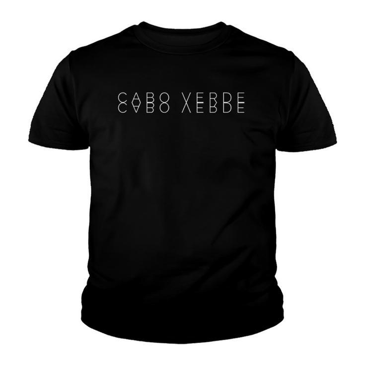 Cabo Verde Reflections - Cape Verdean Word Art Souvenir Youth T-shirt