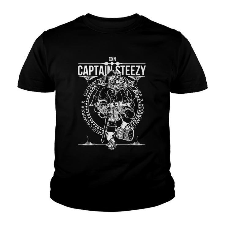 Captain Steezy  Gothic Lifestyle Youth T-shirt