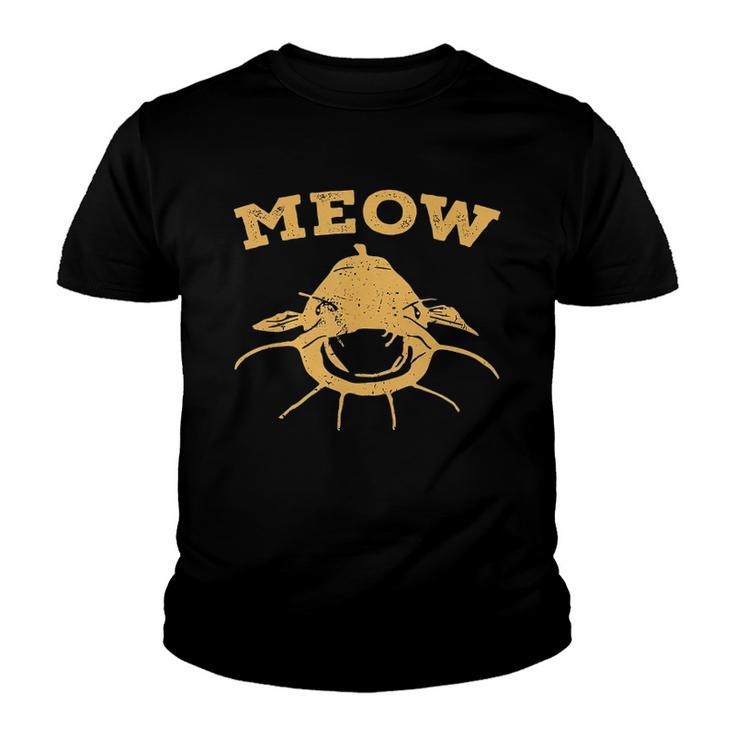 Catfish Fishing Fisherman Meow Catfish V2 Youth T-shirt