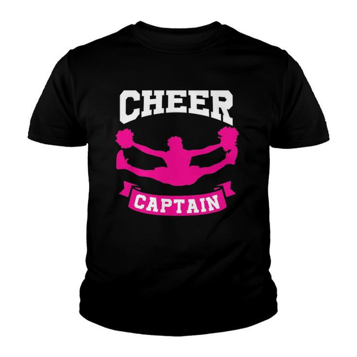 Cheer Captain Cheerleader Cheerleading Lover Gift Youth T-shirt