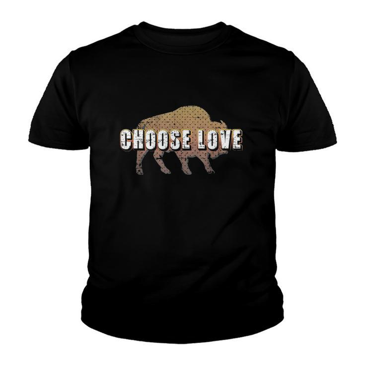 Choose Love Buffalo Choose Love Youth T-shirt