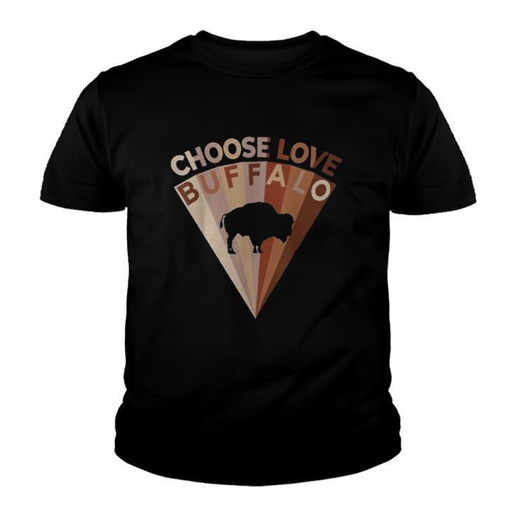Choose Love Buffalo Pray For Buffalo Strong Youth T-shirt