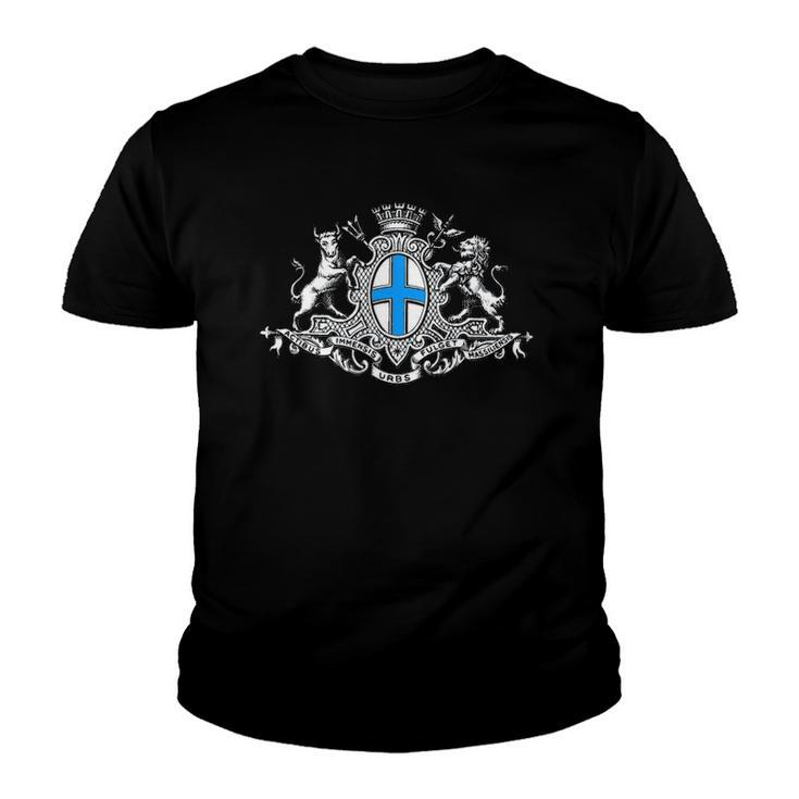 City French Marseille Coat Of Arms - Vintage France Gift Youth T-shirt