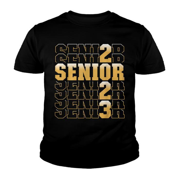 Class Of 2023 Senior 2023 Graduation Or First Day Of School  Youth T-shirt