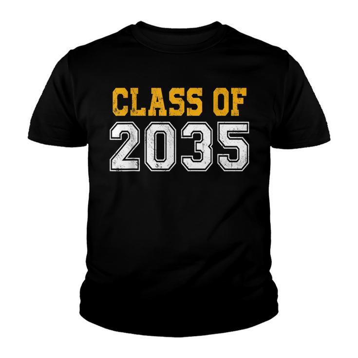 Class Of 2035 Grow With Me - Senior 2035 Graduation  Youth T-shirt