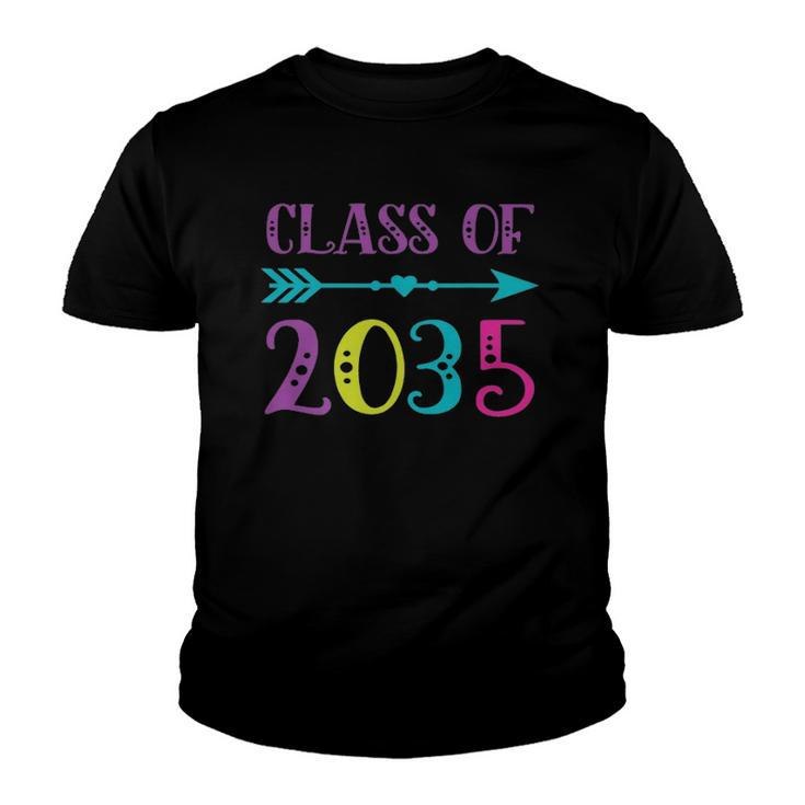 Class Of 2035 Pre-K Graduate Kindergarten Graduation Youth T-shirt