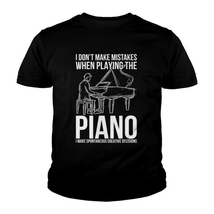 Classical Music Pianist Piano Musician Gift Piano Youth T-shirt