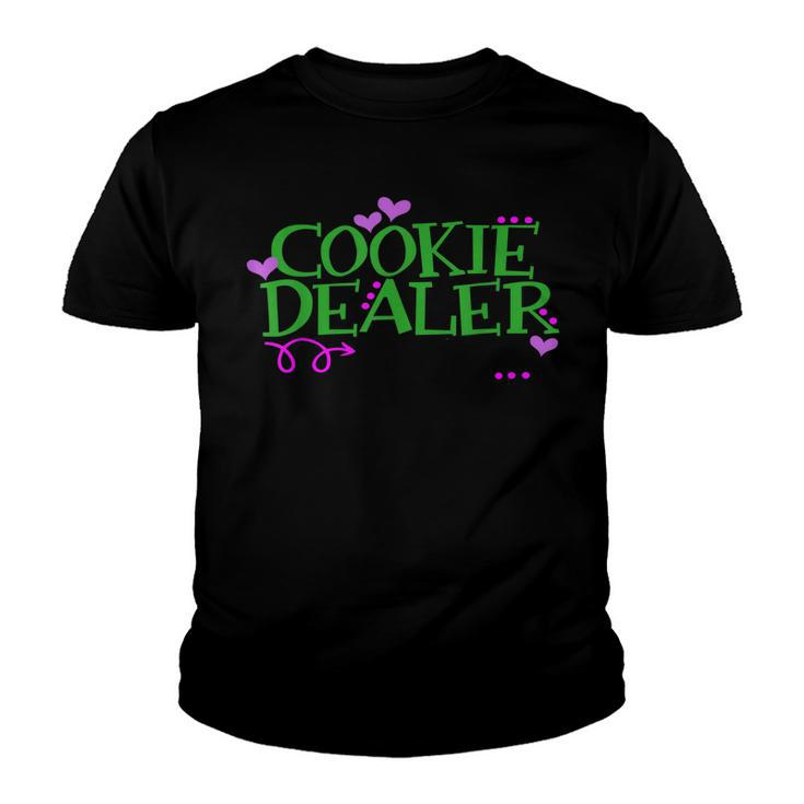 Cookie Dealer  Funny Scouts Gift Girl Kids Scouting  Youth T-shirt