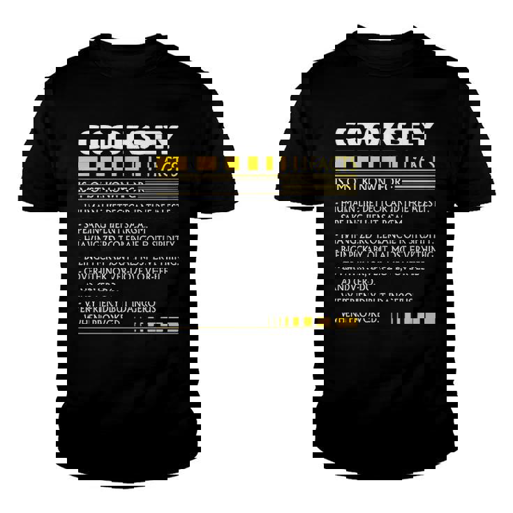 Cooksey Name Gift   Cooksey Facts Youth T-shirt