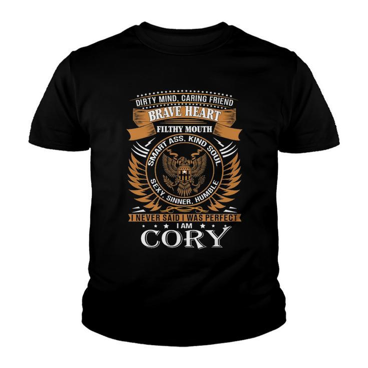 Cory Name Gift   Cory Brave Heart Youth T-shirt