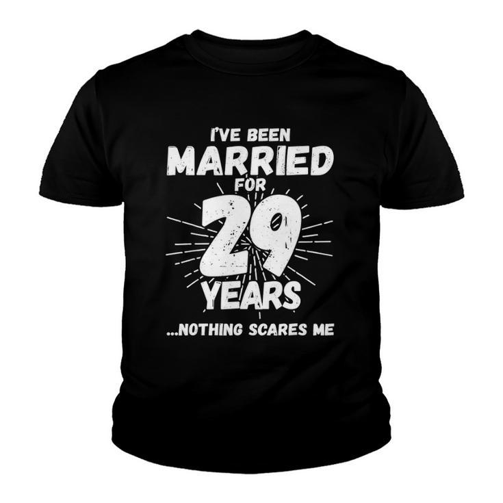 Couples Married 29 Years - Funny 29Th Wedding Anniversary Youth T-shirt