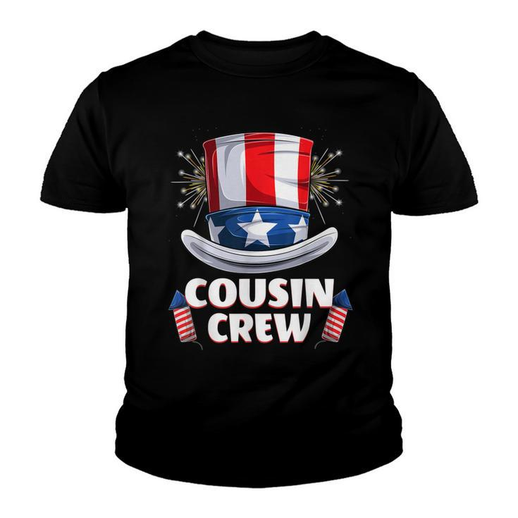 Cousin Crew 4Th Of July Family Matching Boys Girls Kids  Youth T-shirt