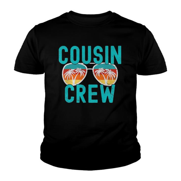 Cousin Crew Family Vacation Summer Vacation Beach Sunglasses V2 Youth T-shirt