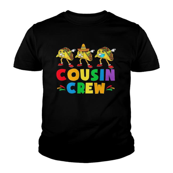 Cousin Crew Squad Cute Taco Cinco De Mayo Party Matching Youth T-shirt