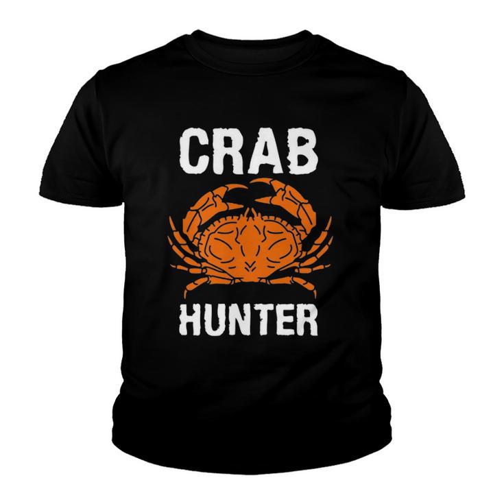Crab Hunter Crab Lover Vintage Crab Youth T-shirt