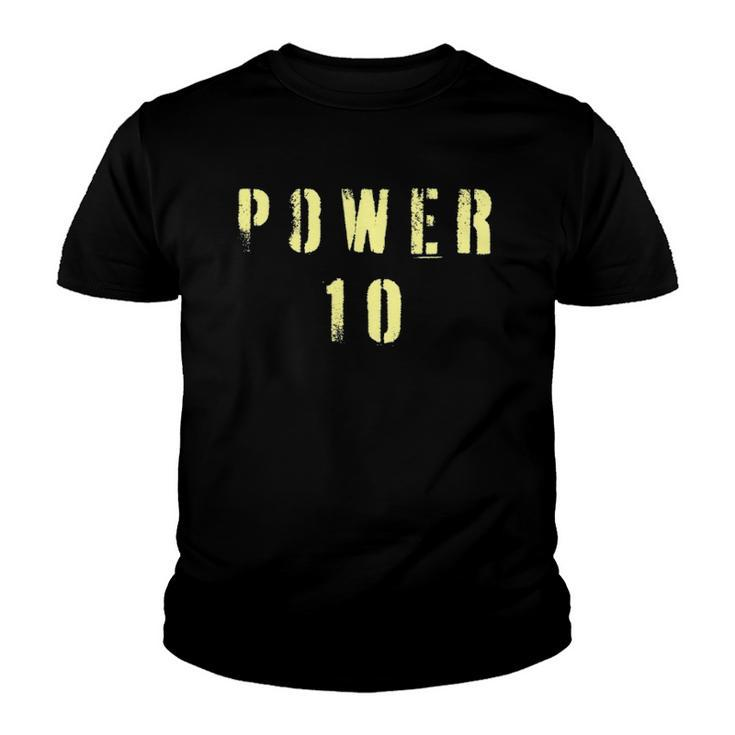 Crew Power 10 Rowing Gift Youth T-shirt