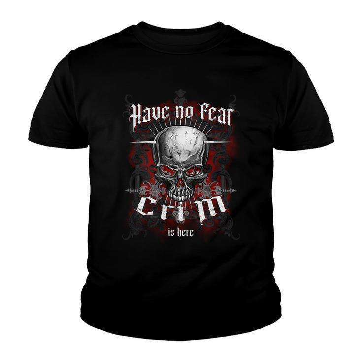 Crim Name Shirt Crim Family Name Youth T-shirt
