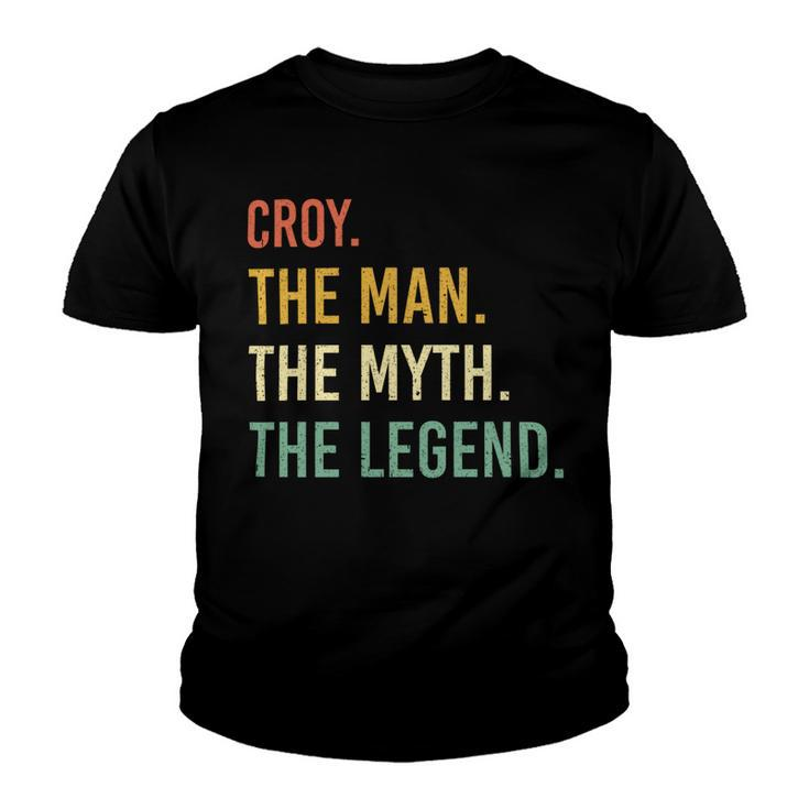Croy Name Shirt Croy Family Name V3 Youth T-shirt