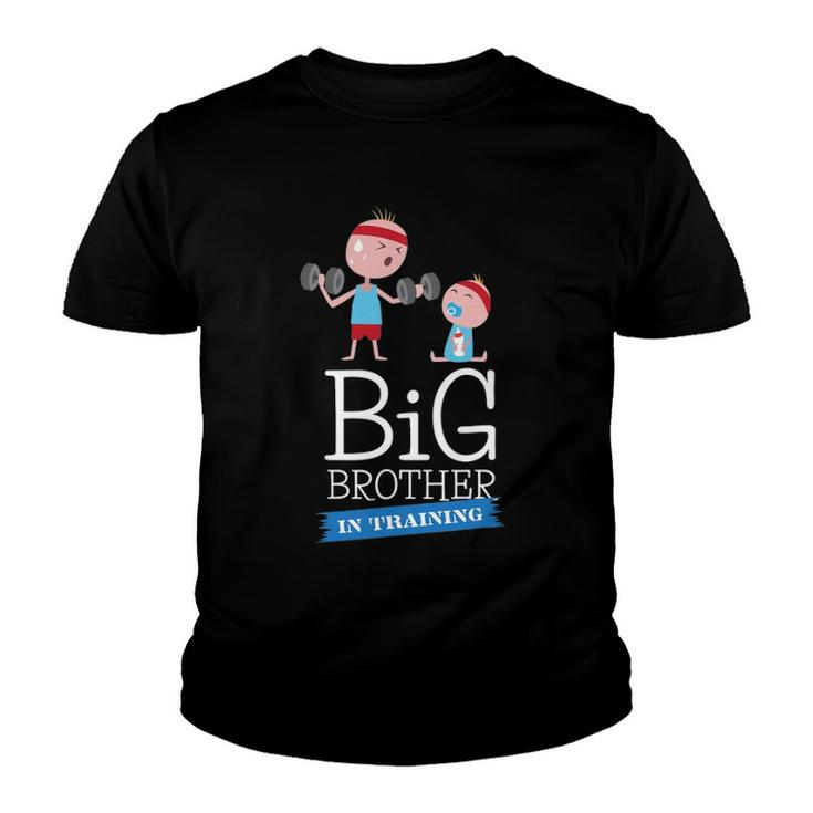 Cute Toddler Big Brother In Training Funny  For Boys Youth T-shirt