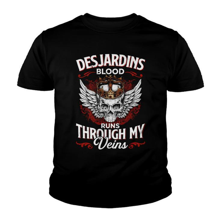 Desjardins Blood Runs Through My Veins Name V2 Youth T-shirt