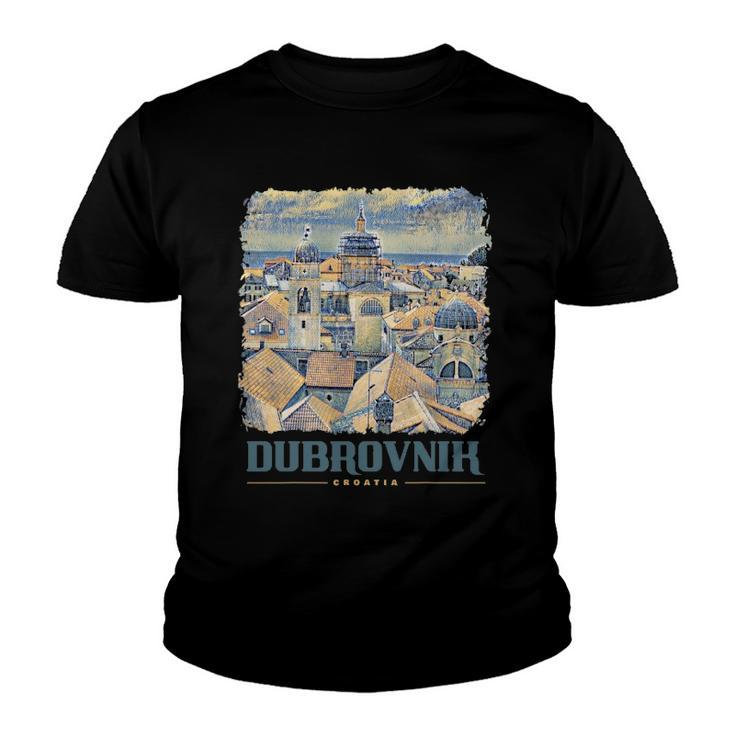 Dubrovnik Croatian Pride Croatia Dubrovnik City Youth T-shirt